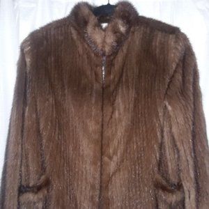 Genuine Mink Fur Jacket